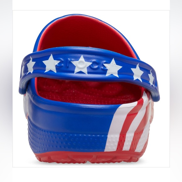 Crocs | American Flag Clogs | Adult Unisex Size: Men 8 Women 10 - Picture 6 of 7